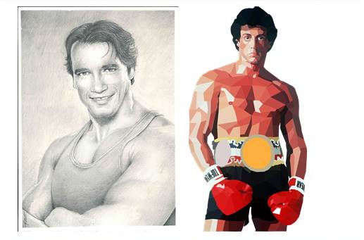 arnold schwarzenegger sylwester stallone